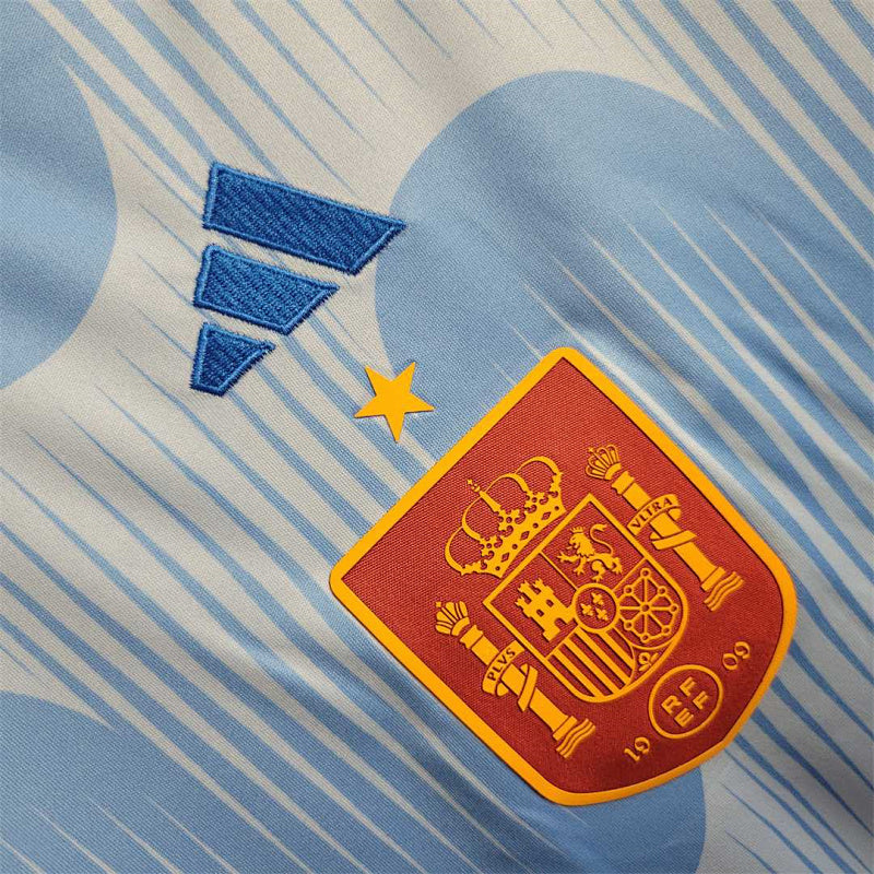 Maillot de football extérieur Espagne Coupe du Monde 2022