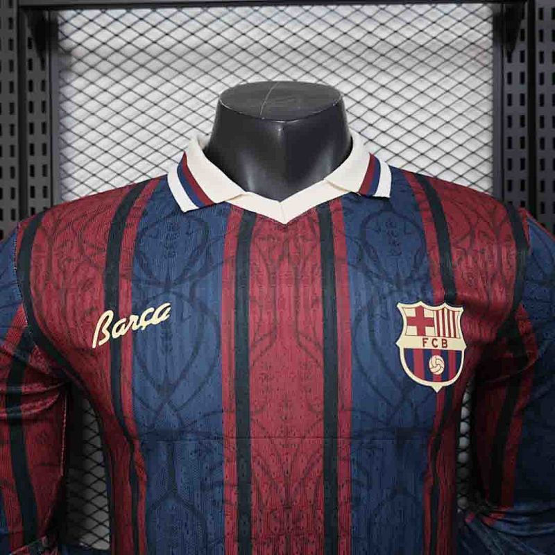 Maillot de foot manches longues version joueur 125ème anniversaire FC Barcelone 2025-2026