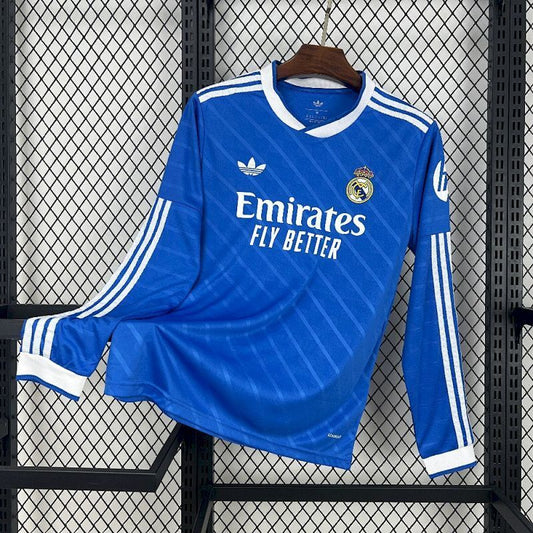 Maillot de Football Manches Longues Troisième Kit Real Madrid 25-26