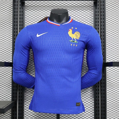 Maillot de foot manches longues domicile version joueur France