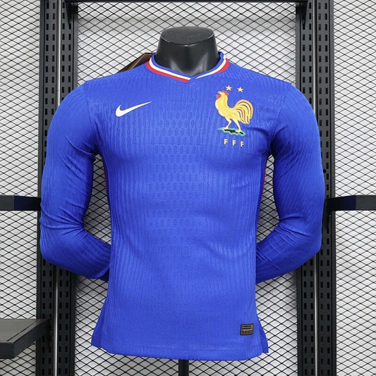 Maillot de foot manches longues domicile version joueur France