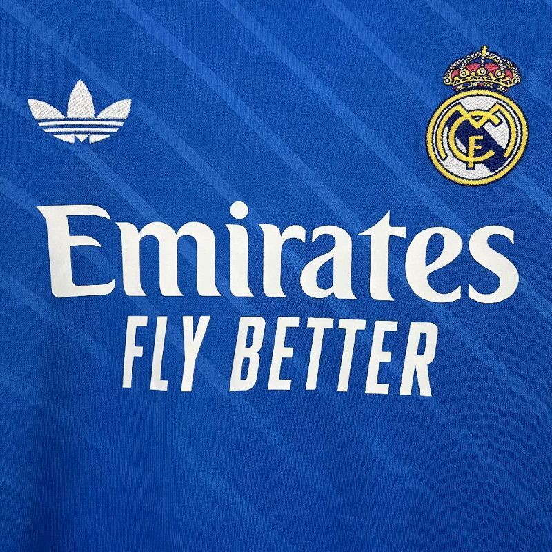 Maillot de Football Manches Longues Troisième Kit Real Madrid 25-26