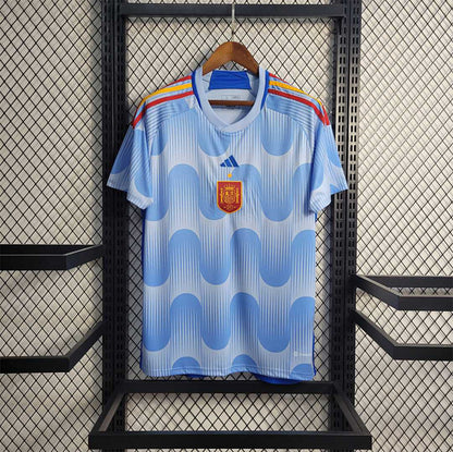 Maillot de football extérieur Espagne Coupe du Monde 2022
