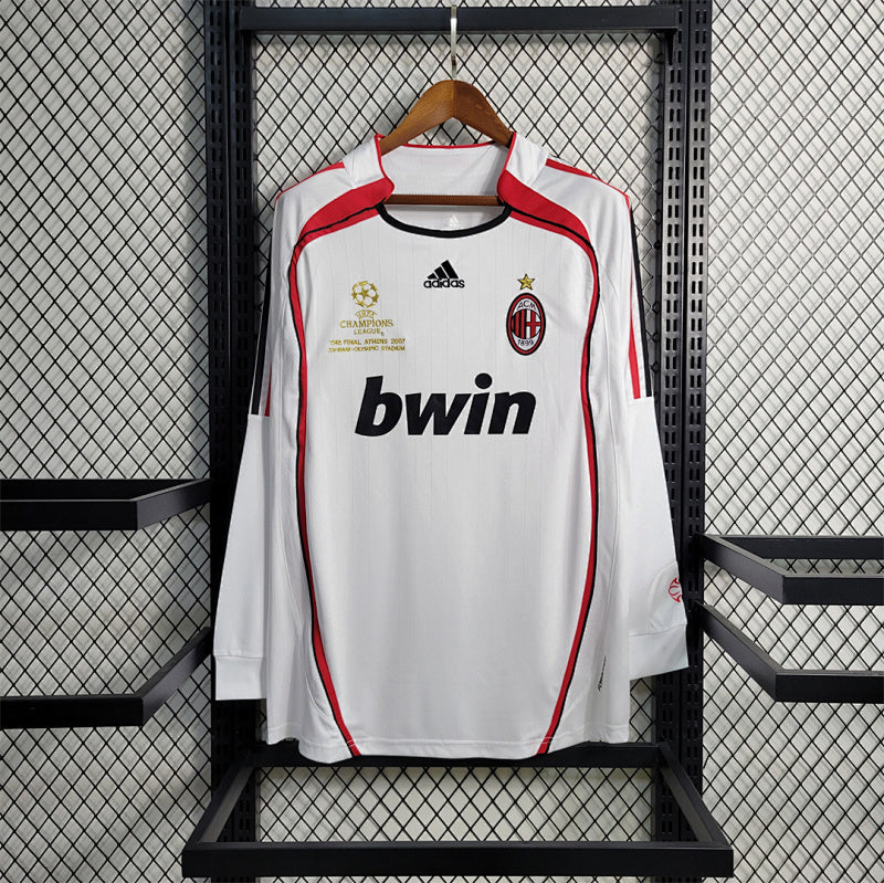 Maillot de Football Rétro Manche longues AC Milan 2007