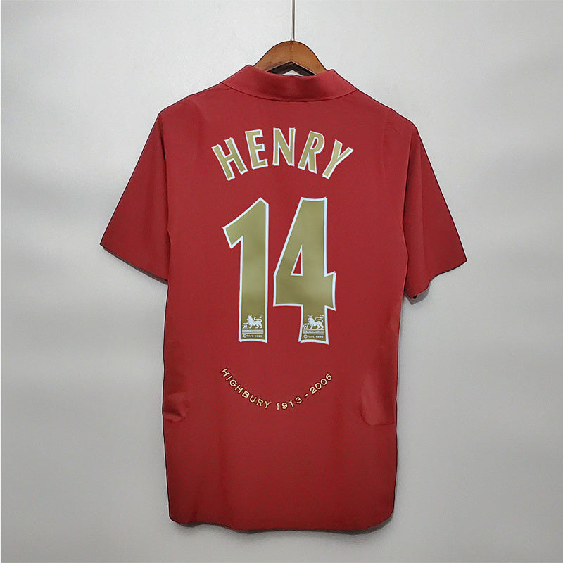 Maillot de Football Rétro Arsenal Highbury 2005-06