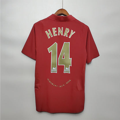 Maillot de Football Rétro Arsenal Highbury 2005-06