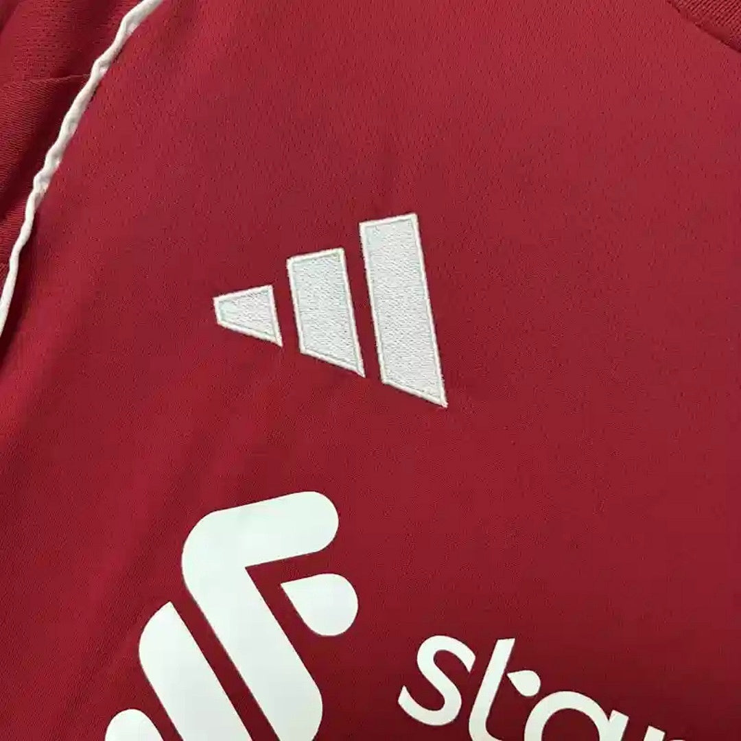Maillot de foot domicile à manches longues Liverpool 25-26