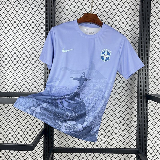 Maillot de Football Concept Bleu Brésil