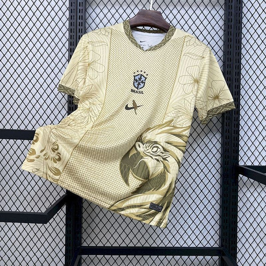 Maillot de Football Concept Doré Brésil