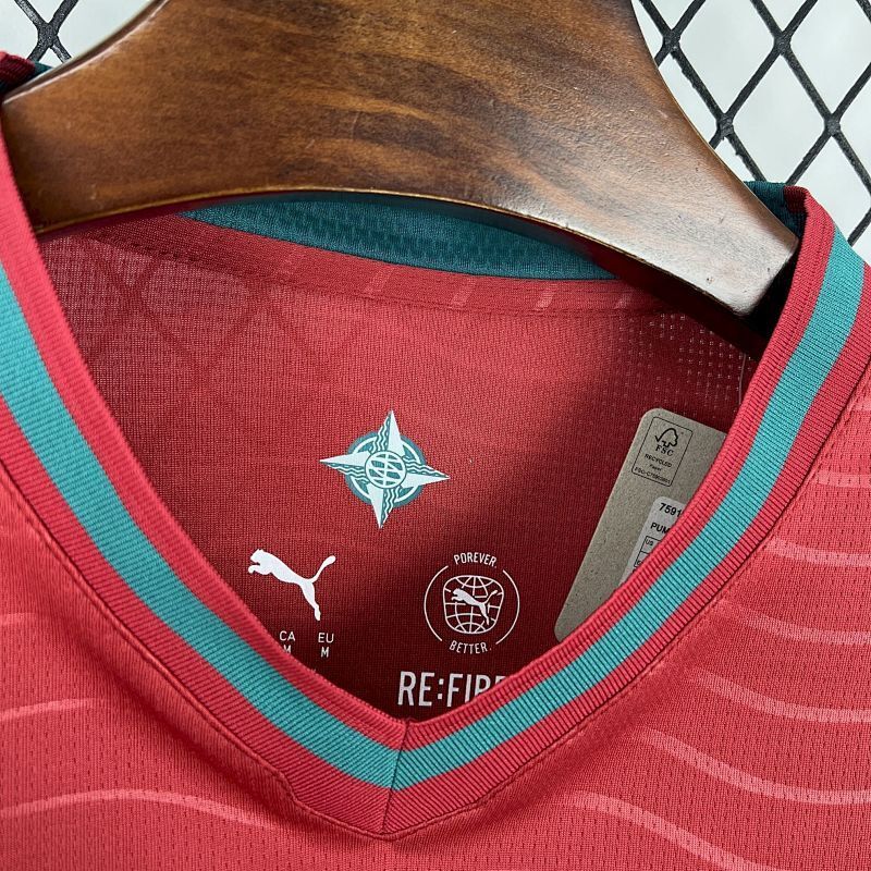Maillot de football à manches longues domicile Portugal Coupe du Monde 2026