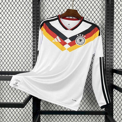 Maillot de foot domicile manches longues Allemagne Coupe du Monde 2026