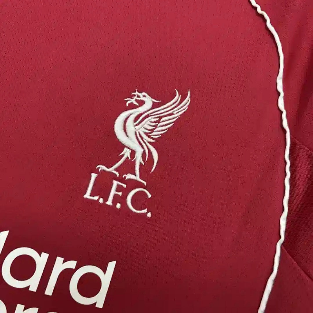 Maillot de foot domicile à manches longues Liverpool 25-26