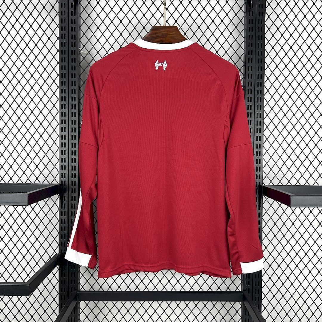 Maillot de foot domicile à manches longues Liverpool 25-26